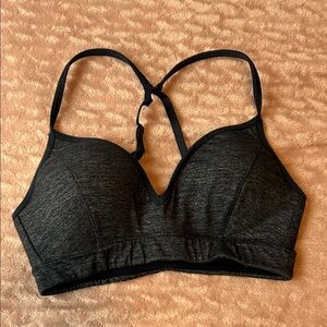 Athleta Charcoal Gray Padded Bra